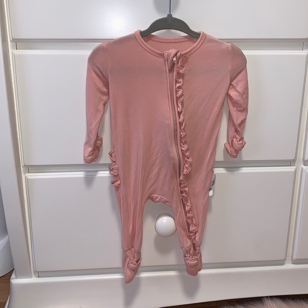 SOLD****Pink and Mint Bamboo Sleeper